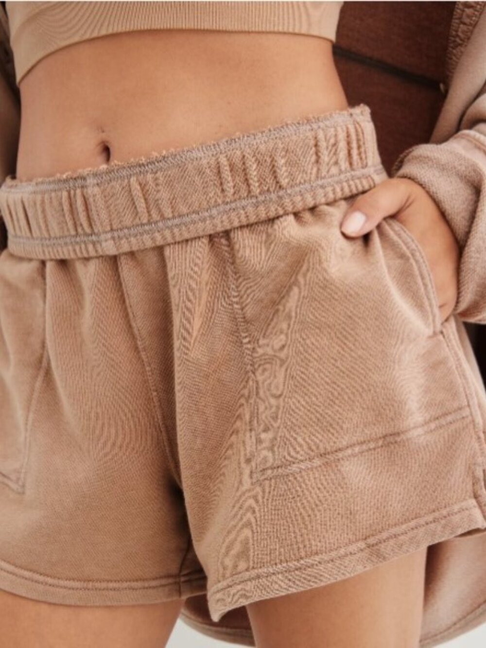 NWT Aerie Lumberjane Fleece Shorts